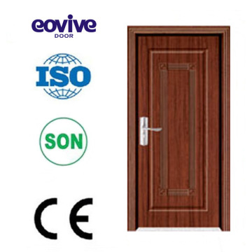 high quality interior bathroom wood flush PVC door profile